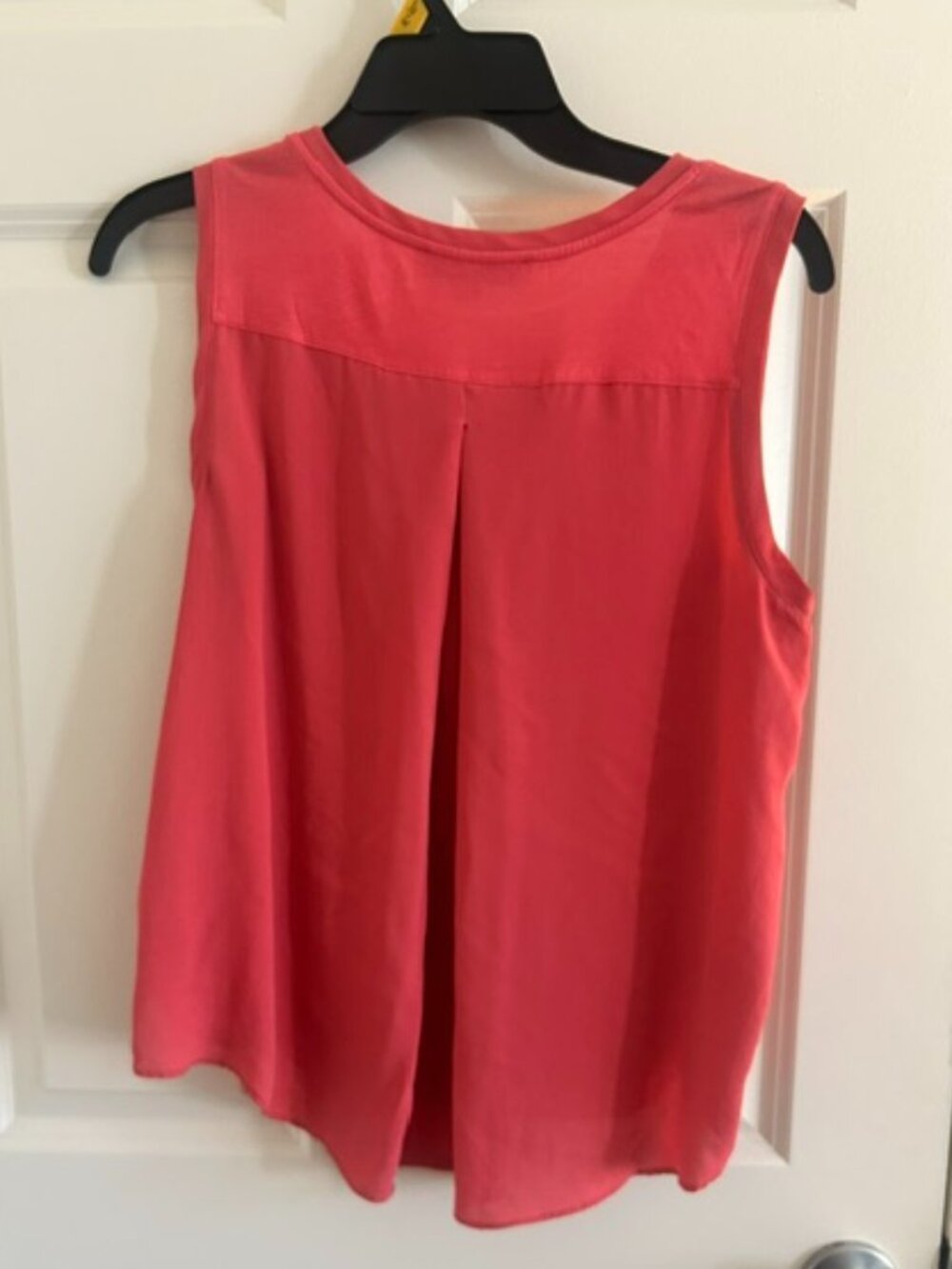 LOFT High-Low Coral Top M